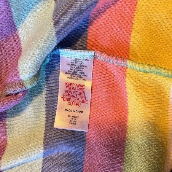 Baby Boden Towelings Multicolor Hooded Romper Unisex 0-3 months - Picture 5 of 5